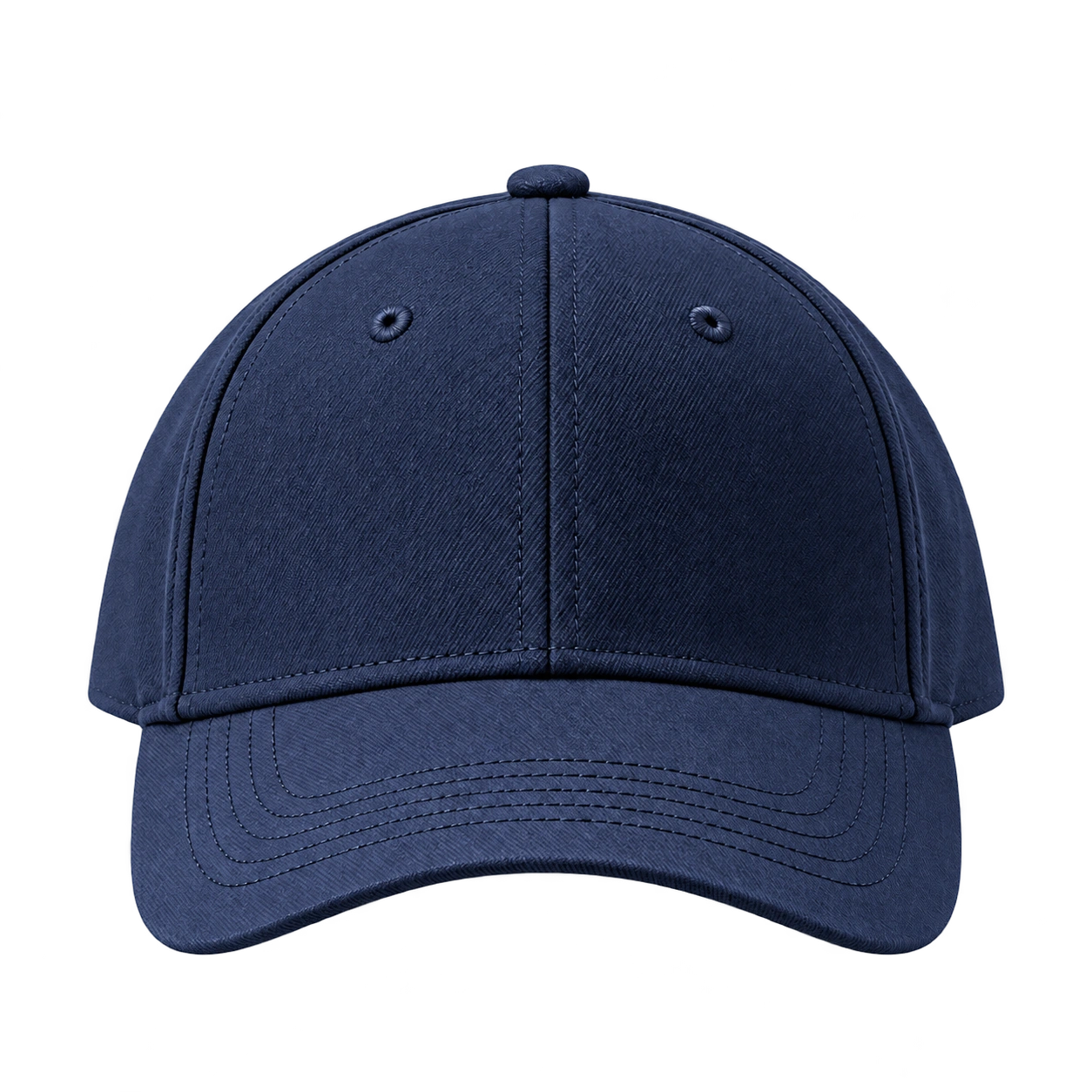 Navy baseball cap, accessory development concept.