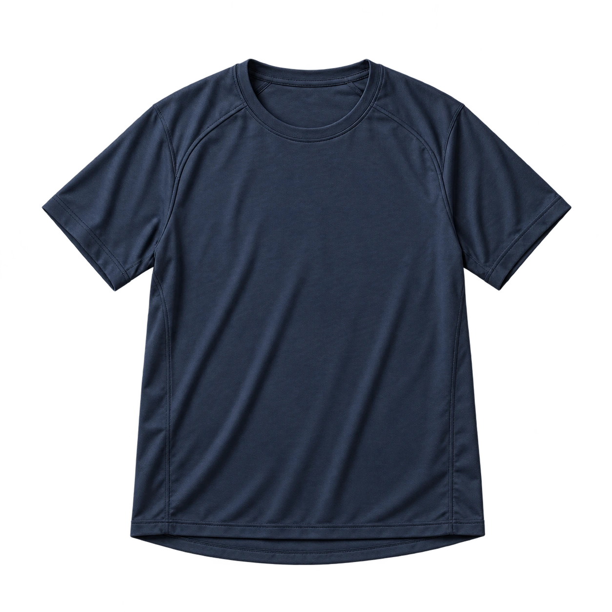 Navy light running T-shirt.